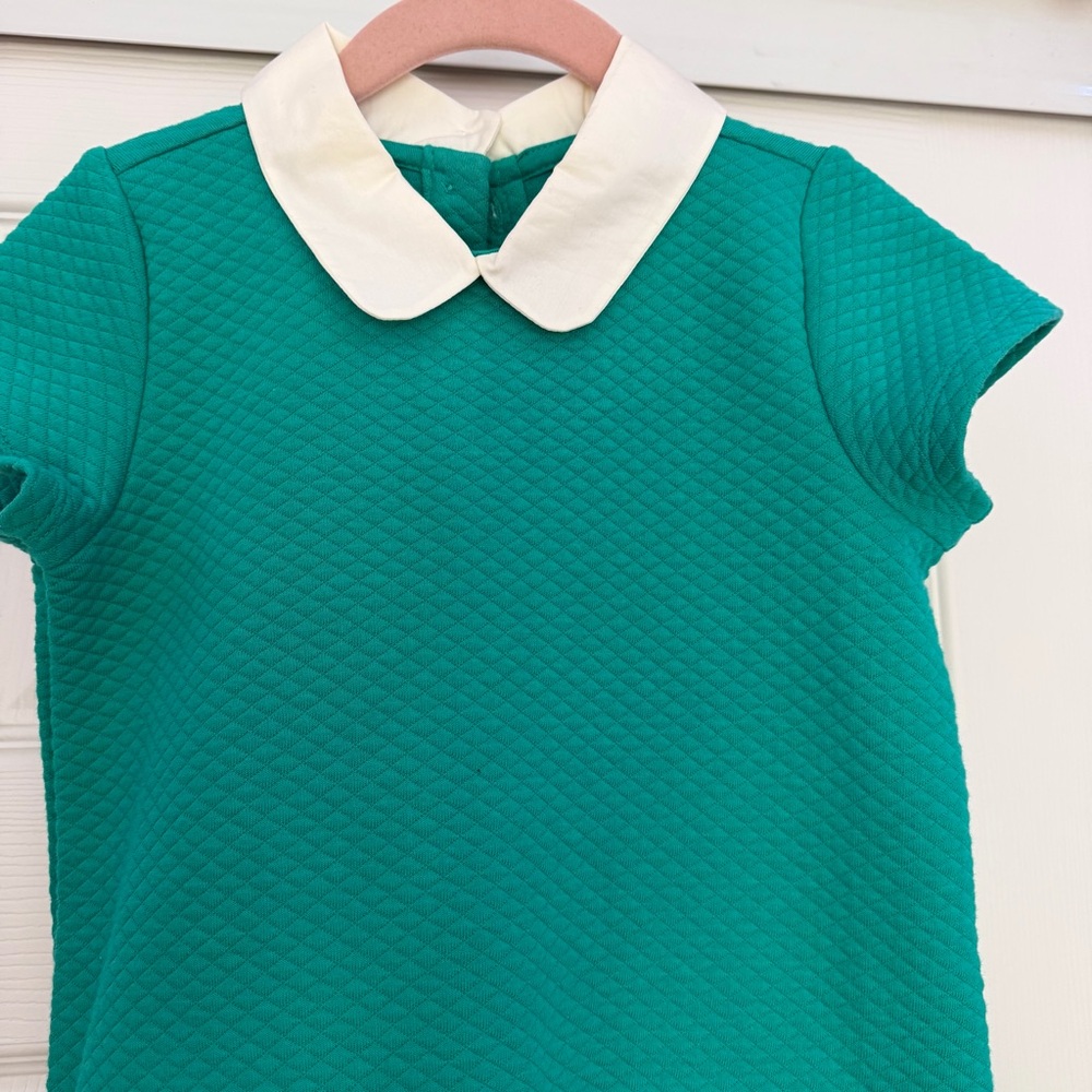 Janie and Jack Green Collared Girls 
Dress Size 5 - Picture 3 of 7